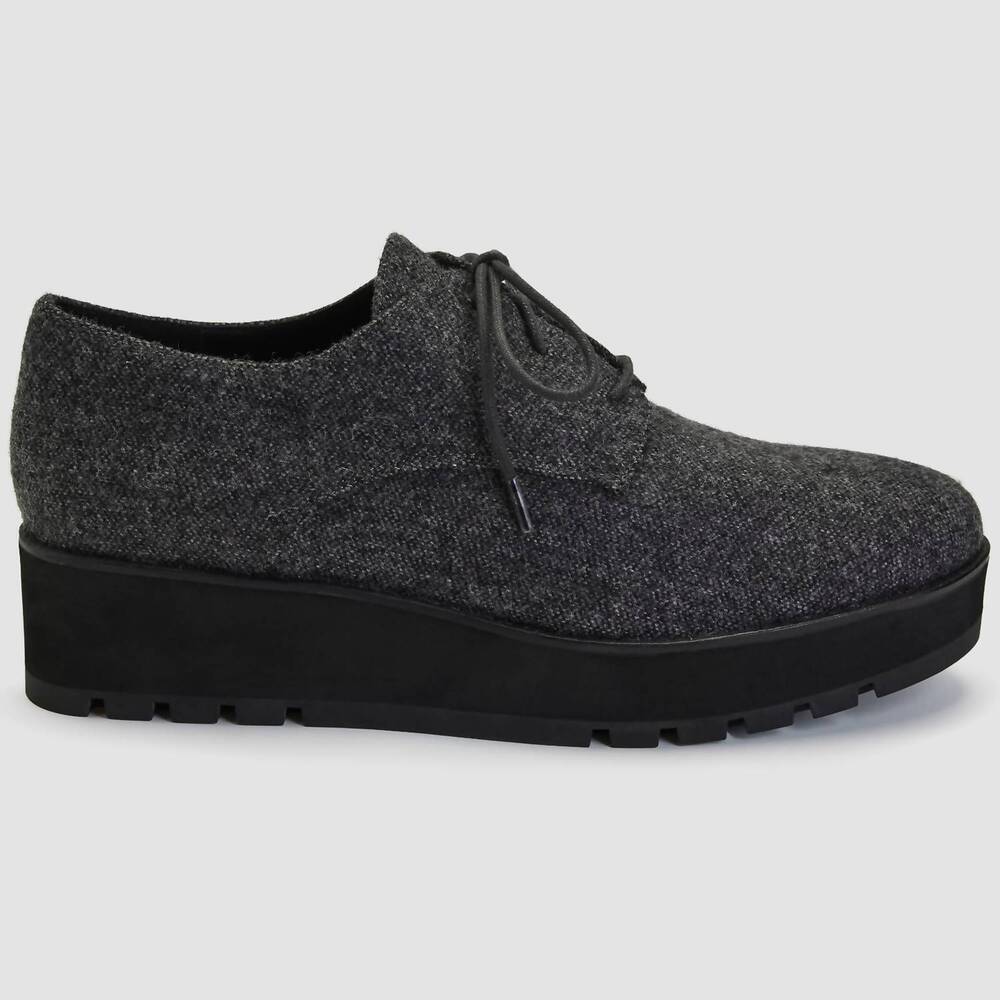 NEW EILEEN FISHER women's eddy platform shoe in graphite